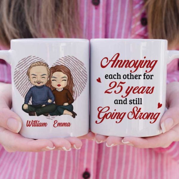 Annoying Each Other For So Many Years & Still Going Strong - Gift For Couples, Personalized Mug