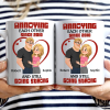 Annoying Each Other Hugging Couple - Personalized Mug Annoying Each Other Hugging Couple - Personalized Mug