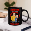 Annoying Each Other Hugging Couple - Personalized Mug Annoying Each Other Hugging Couple - Personalized Mug