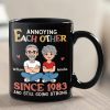 Annoying Each Other Retro Couple - Personalized Mug Annoying Each Other Retro Couple - Personalized Mug