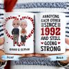 Annoying Each Other Since And Still Going Strong Hearts - Personalized Custom Coffee Mug - CPL240_MG Annoying Each Other Since And Still Going Strong Hearts - Personalized Custom Coffee Mug - CPL240_MG