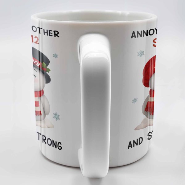 Annoying Each Other Since, Snowmen Design - Personalized Custom Coffee Mug - CPL795_MG Annoying Each Other Since, Snowmen Design - Personalized Custom Coffee Mug - CPL795_MG