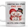 Annoying Each Other Since, Snowmen Design - Personalized Custom Coffee Mug - CPL795_MG Annoying Each Other Since, Snowmen Design - Personalized Custom Coffee Mug - CPL795_MG
