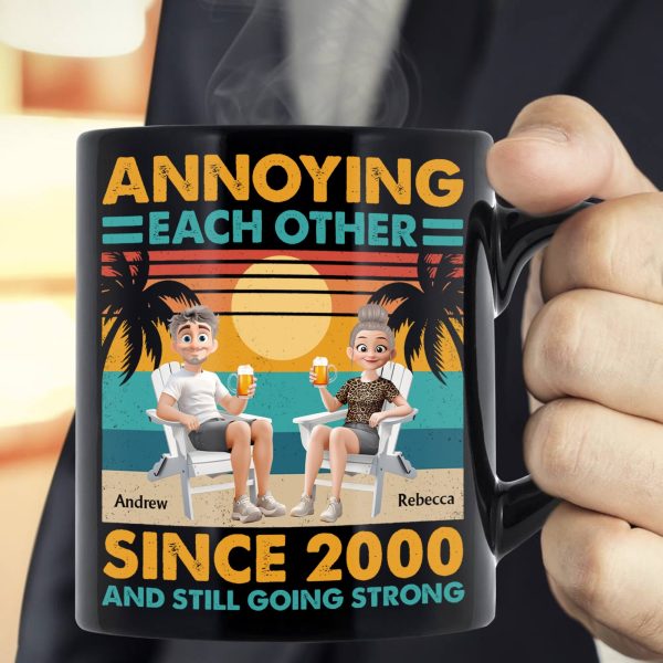 Annoying Each Other Since & Still Going Strong Vintage Couple Mug - Personalized Mug Annoying Each Other Since & Still Going Strong Vintage Couple Mug - Personalized Mug
