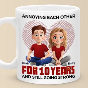 Annoying You Is My Love Language - Couple Personalized Custom Mug - Gift For Husband Wife, Anniversary