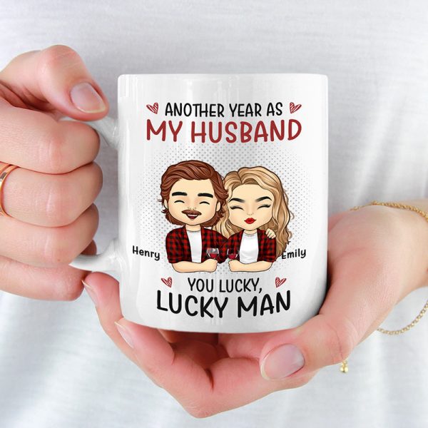Another Year As My Boyfriend - Couple Personalized Custom Mug - Gift For Husband Wife, Anniversary Another Year As My Boyfriend - Couple Personalized Custom Mug - Gift For Husband Wife, Anniversary