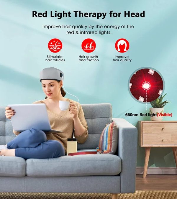 Anti Hair Loss Stress Relief Led Cap Anti Hair Loss Stress Relief Led Cap