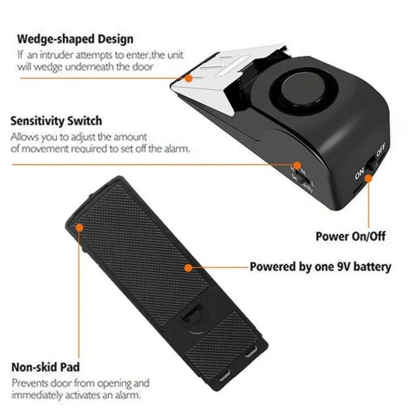 Anti-Theft Door Stopper Alarm Anti-Theft Door Stopper Alarm