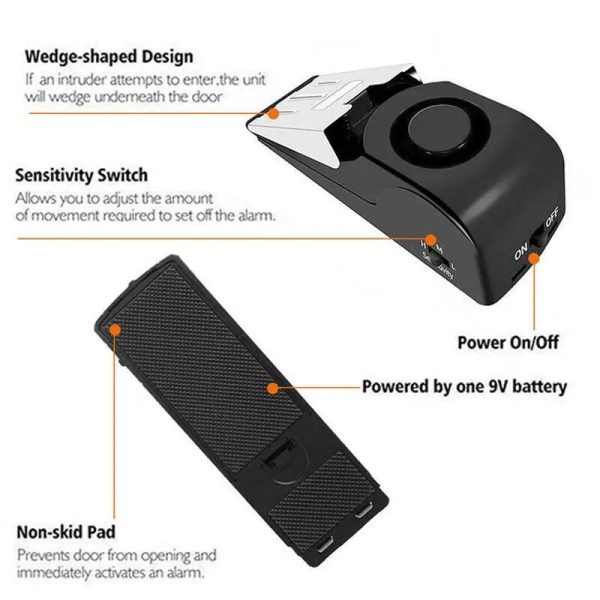 Anti-Theft Door Stopper Alarm Anti-Theft Door Stopper Alarm