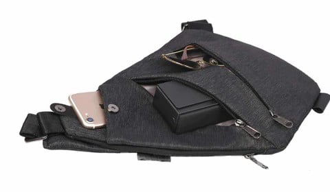 Anti-Theft Unisex Cross Body Bag Anti-Theft Unisex Cross Body Bag