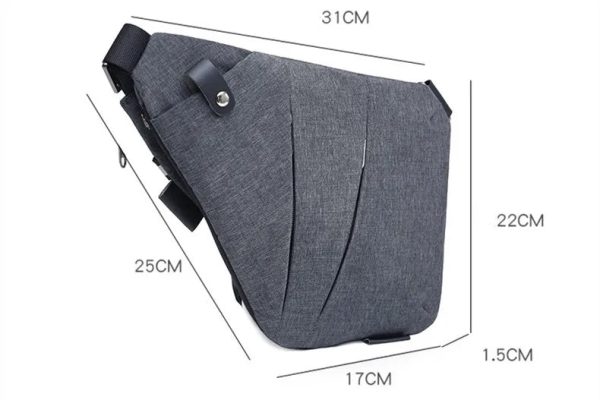 Anti-Theft Unisex Cross Body Bag Anti-Theft Unisex Cross Body Bag