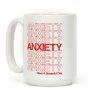 Anxiety Thank You Bag Parody Coffee Mug Anxiety Thank You Bag Parody Coffee Mug