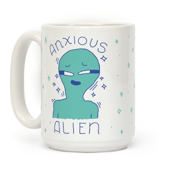 Anxious Alien Coffee Mug Anxious Alien Coffee Mug