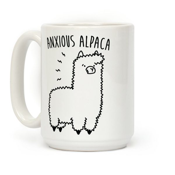 Anxious Alpaca Coffee Mug