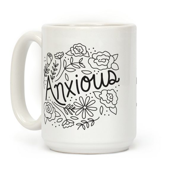 Anxious Florals Coffee Mug Anxious Florals Coffee Mug