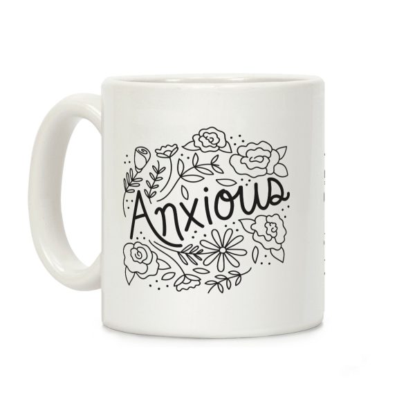 Anxious Florals Coffee Mug Anxious Florals Coffee Mug