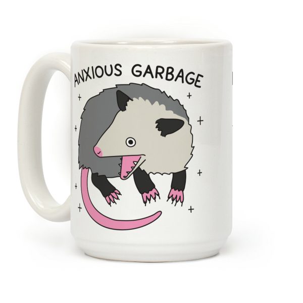 Anxious Garbage Opossum Coffee Mug Anxious Garbage Opossum Coffee Mug