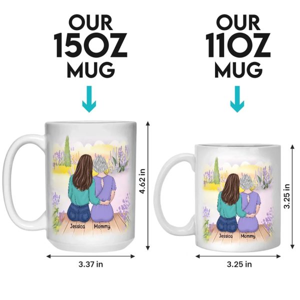 Anything For My Daughter - Family Personalized Custom Mug - Gift For Mom, Daughter