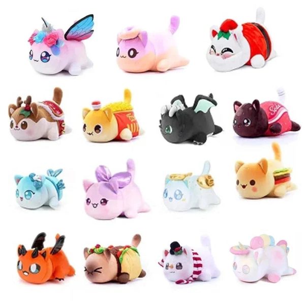 Aphmau Meows Kawaii Cat Plush Toy - Soft Donut & Food Doll Gifts Aphmau Meows Kawaii Cat Plush Toy - Soft Donut & Food Doll Gifts