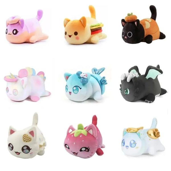 Aphmau Meows Kawaii Cat Plush Toy - Soft Donut & Food Plush Collection