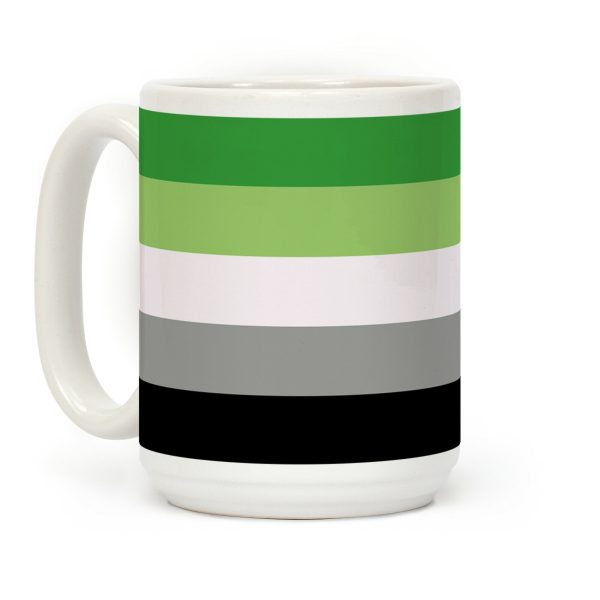 Aromantic Pride Flag Coffee Mug Aromantic Pride Flag Coffee Mug