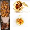 Artificial 24K Gold Rose with Gift Box Luxury Present Artificial 24K Gold Rose with Gift Box Luxury Present