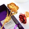 Artificial 24K Gold Rose with Gift Box Luxury Present Artificial 24K Gold Rose with Gift Box Luxury Present