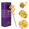 Artificial 24K Gold Rose with Gift Box Luxury Present Artificial 24K Gold Rose with Gift Box Luxury Present