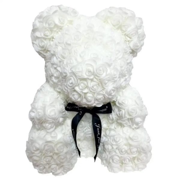 Artificial Foam Rose Panda Bear Artificial Foam Rose Panda Bear