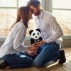 Artificial Foam Rose Panda Bear Artificial Foam Rose Panda Bear