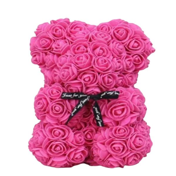 Artificial Foam Rose Panda Bear Artificial Foam Rose Panda Bear