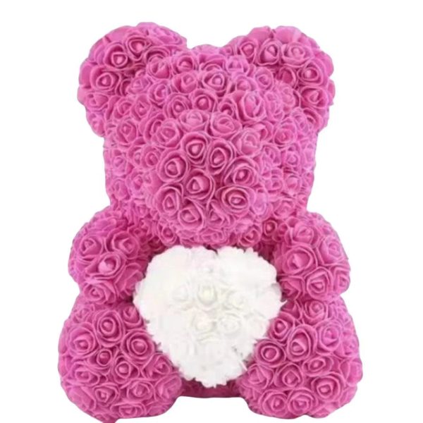 Artificial Foam Rose Panda Bear Artificial Foam Rose Panda Bear