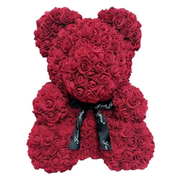 Artificial Foam Rose Panda Bear Artificial Foam Rose Panda Bear