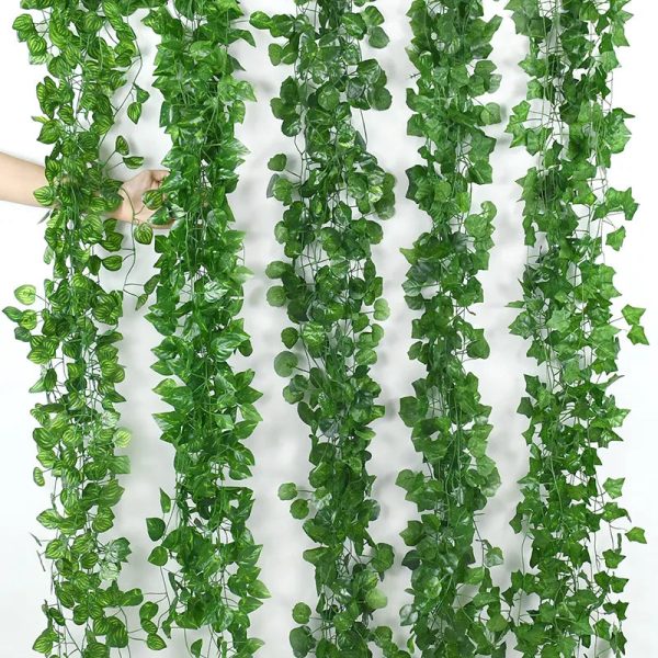 Artificial Plant Green Ivy Leaf Garland Artificial Plant Green Ivy Leaf Garland