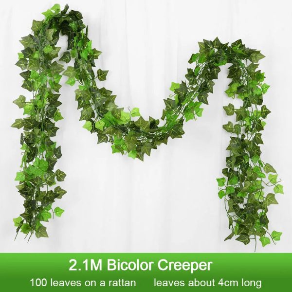 Artificial Plant Green Ivy Leaf Garland Artificial Plant Green Ivy Leaf Garland