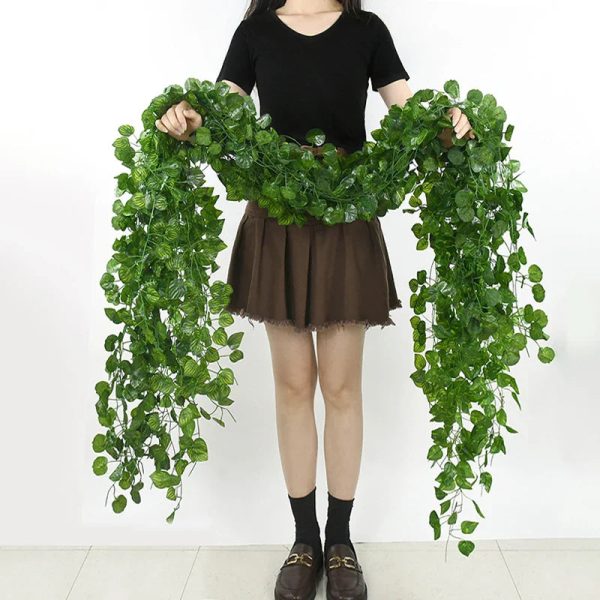 Artificial Plant Green Ivy Leaf Garland Artificial Plant Green Ivy Leaf Garland