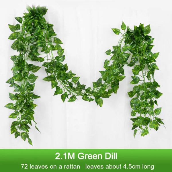 Artificial Plant Green Ivy Leaf Garland Artificial Plant Green Ivy Leaf Garland