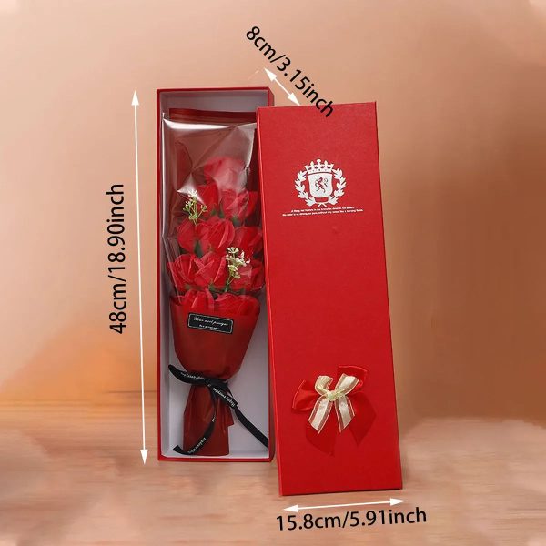 Artificial Rose Flower Set in Gift Box for Home Decoration Artificial Rose Flower Set in Gift Box for Home Decoration