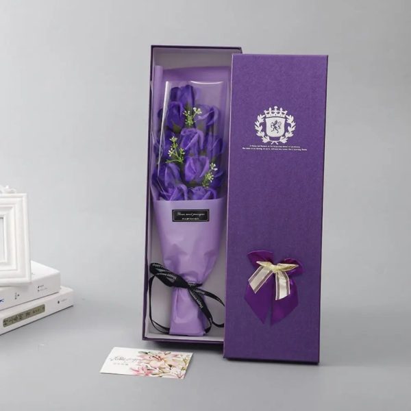 Artificial Rose Flower Set in Gift Box for Home Decoration Artificial Rose Flower Set in Gift Box for Home Decoration