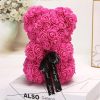 Artificial Rose Teddy Bear 25cm Romantic Floral Gift with Gift Box Artificial Rose Teddy Bear 25cm Romantic Floral Gift with Gift Box