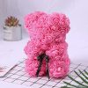 Artificial Rose Teddy Bear 25cm Romantic Floral Gift with Gift Box Artificial Rose Teddy Bear 25cm Romantic Floral Gift with Gift Box