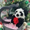 Artificial Rose Teddy Bear 25cm Romantic Floral Gift with Gift Box Artificial Rose Teddy Bear 25cm Romantic Floral Gift with Gift Box