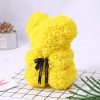 Artificial Rose Teddy Bear 25cm Romantic Floral Gift with Gift Box Artificial Rose Teddy Bear 25cm Romantic Floral Gift with Gift Box