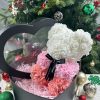 Artificial Rose Teddy Bear 25cm Romantic Floral Gift with Gift Box Artificial Rose Teddy Bear 25cm Romantic Floral Gift with Gift Box