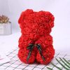 Artificial Rose Teddy Bear 25cm Romantic Floral Gift with Gift Box Artificial Rose Teddy Bear 25cm Romantic Floral Gift with Gift Box