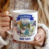 Artistic Colorado State Themes and Landmarks Personalized Mug With Custom Name Artistic Colorado State Themes and Landmarks Personalized Mug With Custom Name