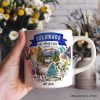 Artistic Colorado State Themes and Landmarks Personalized Mug With Custom Name Artistic Colorado State Themes and Landmarks Personalized Mug With Custom Name