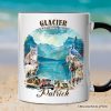 Artistic Glacier National Park Adventure Personalized Mug, Montana Travel Gift and Souvenir with Custom Name Artistic Glacier National Park Adventure Personalized Mug, Montana Travel Gift and Souvenir with Custom Name