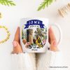 Artistic Iowa State Themes and Landmarks Personalized Mug With Custom Name Artistic Iowa State Themes and Landmarks Personalized Mug With Custom Name