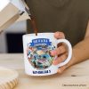 Artistic Nevada State Themes and Landmarks Personalized Mug With Custom Name Artistic Nevada State Themes and Landmarks Personalized Mug With Custom Name